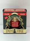 Coca-cola Trim A Tree Collection 1933 Santa With Mask Ornament Vintage