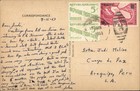 Map Of The Republic Of Haiti R  Graindorge Chrome Postcard 5c  50 Stamp Vintage