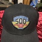 Indy 500 Hat Cap Strap Back Black Indianapolis Motor Speedway Car Racing 2011
