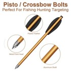 6 3  Crossbow Bolts Aluminum Arrows Broadhead For Mini Pistol Crossbow Hunting