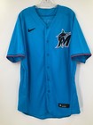 Joe Dunand  35 Miami Marlins Nike Game Used Jersey Spring Training Size  46