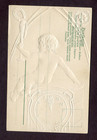 Unused Antique Vintage  Embossed A Happy New Year Postcard New