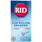 Rid Lice Killing Shampoo With Comb Proven   Effective Lice Treatment 2 Oz 6 Pack