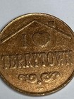 I Love        Terrytown Car Wash Token Coin Lousiana  qa1