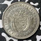 1904 Panama 10 Centesimos Lot e1393 Silver  High Grade  Beautiful 