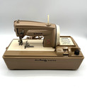 Vtg 1961 Singer Sewhandy Child s Electric Sewing Machine 50d Tested Works Video 