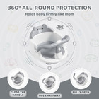 Baby Bath Seat For Babies 6 Months   Up  Toddler Bathtub Chair  Grey