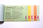 Disneyland 1980 Adult Vintage A-e Park Ride Admission Ticket Book Disney