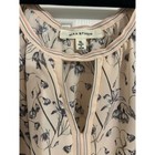 Max Studio Women Peach Floral Split Neck Long Sleeve Blouse Xl 6710d38