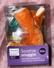 Philips Avent Soothie Snuggle Orange Fox Plush Pacifier Holder For Baby