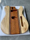 Aaaaa Handcrafted 9-piece Guitar Body Ash   Mahogany Satin Natural Wood Grain