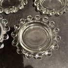 Vintage 4    Candlewick Coasters - Set Of 4- Larger Beads Euc