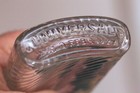Antique 1920s Vintage Glass Hip pocket Flask