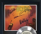 Ac dc  highway To Hell  Framed Platinum Record Reproduction Signatures