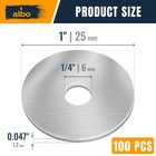 Albo 1 4  X 1  Fender Washers 100 Pcs