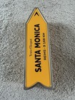 Veuve Clicquot Santa Monica Reims Arrow Tin Sign Ca Champagne Wine Nwot