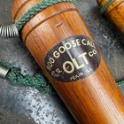 2x Vintage P s  Olt Pekin  Ill Model No  800 Goose Call - Wood