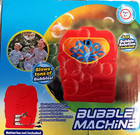 New  Bubble Maker Blower Machine Kids  Red yellow 4oz  Bubble Solution Included