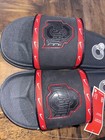 New Nike Ohio State Buckeyes Offcourt Black And Red Slides Dd0534-001 Sz 8