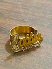 Personalized Name Rings Any Name Single Plate Flat