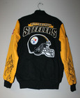 New Nfl Pittsburgh Steelers Embroidery Twill Cotton Insulated Jacket Men s S