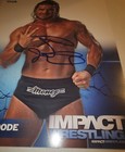 Signed Autographed Tna Wrestling Bobby Roode Promo Photo Impact Wwe Wwf Wcw Aew