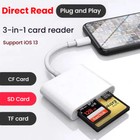 Sd Cf Tf Card Trail Camera Viewer Sd Memory Card Reader Adapter For Iphone Ipad