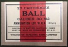Winchester Repeating Arms Cal   30 M2 Ball Wwii New Replica 20 Round Ammo Boxes