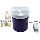 350w 25cm Metal Electric Pottery Wheel Machine Ceramic Diy Tool Art Clay