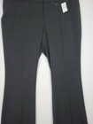 Maurices Bootcut Mid Rise Dress Pant Black Stretch Womens Size 18w Short Office