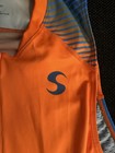 Synergy Men s Elite Sleeveless Triathlon Tri Suit Orange Wave Size Large Euc