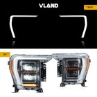 Led Projector Headlights For 2021 2022 2023 Ford F150 F-150 Driver passenger Set