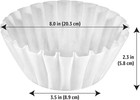  coffee Filters 8-12 Cup  200 Count  Basket Coffee Filter  Paper Filters White  