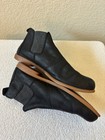 Kodiak Women   s Black Leather Chelsea Boots Booties Tan Sole Size 9