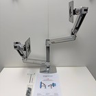 Ergotron 45-248-026 Lx Desk Mount Dual Stacking Monitor Arms  Complete Set 