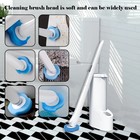 8-32pcs Disposable Toilet Bowl Brush Long Handle Cleaner Brush