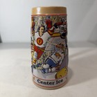 1993 Anheuser Busch Budweiser Beer Stein Hockey Center Ice Mug Ltd Ed Vtg
