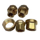 Lot Of 3  Brass Female Union Pipe Fitting 1 2  Npt