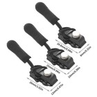 3  Universal Removable Zipper Repairer Kit Heavy Duty Detachable Jacket Zipper