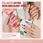 Mefa 35 Pcs Gel Nail Polish Set  32 Colors All Multicolor Fashion Style 