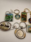 Mixed Lot Of 7 Usa Travel Souvenir Keychains   States And Others