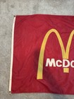 Vtg Mcdonald s Fast Food Restaurant Nyl-glo 1970 s Store Stitched Flag - 4  X 6 