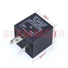 3-pin Motorcycle Led Flasher Relay Fix For Turn Signal Light Fast Hyper Flash