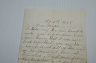 Original Handwritten Letter-april 15th 1865-from Soldier-parents Civil War mck4 