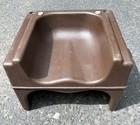 Cambro 200bc Dual Height Restaurant Booster Seat - Polyethylene Brown
