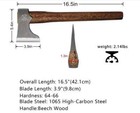 Competition Throwing Axe 2 Pack 16 5 Throwing Axes With 1065 High Carbon Steel