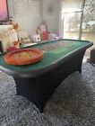 Roulette Table And Wheel 83 Inches X 42 Inches   Free Shipping
