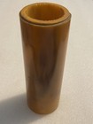 Vtg 234g Bakelite Catalin Butterscotch Swirl Marbled Block Cylinder 6 1 2 X2 1 4
