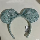 Disney parks Blue Exclusive Frozen Arendelle Aqua Minnie Ears Headband Us Post