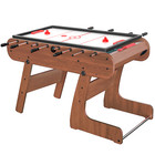 53  2-in-1 Game Table  Foosball And Air Hockey Arcade For Family Fun